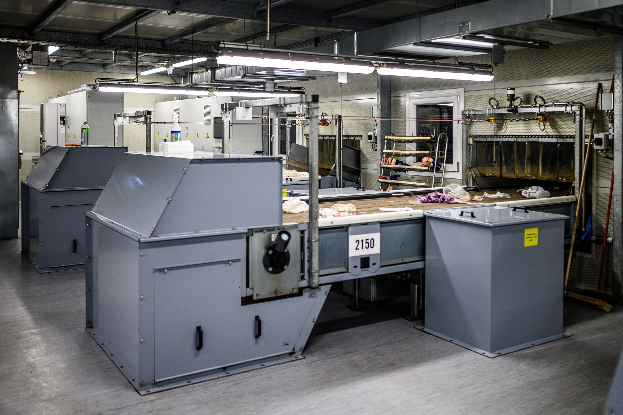 Industrial facility interior and engineering environment
